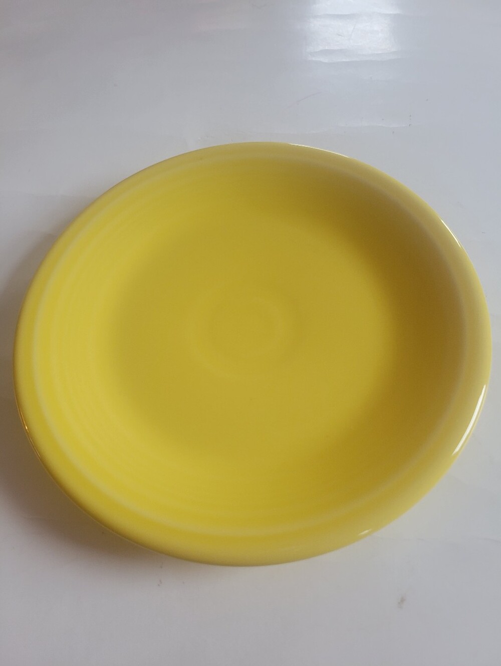 Fiesta Yellow Ceramic Bread Plate